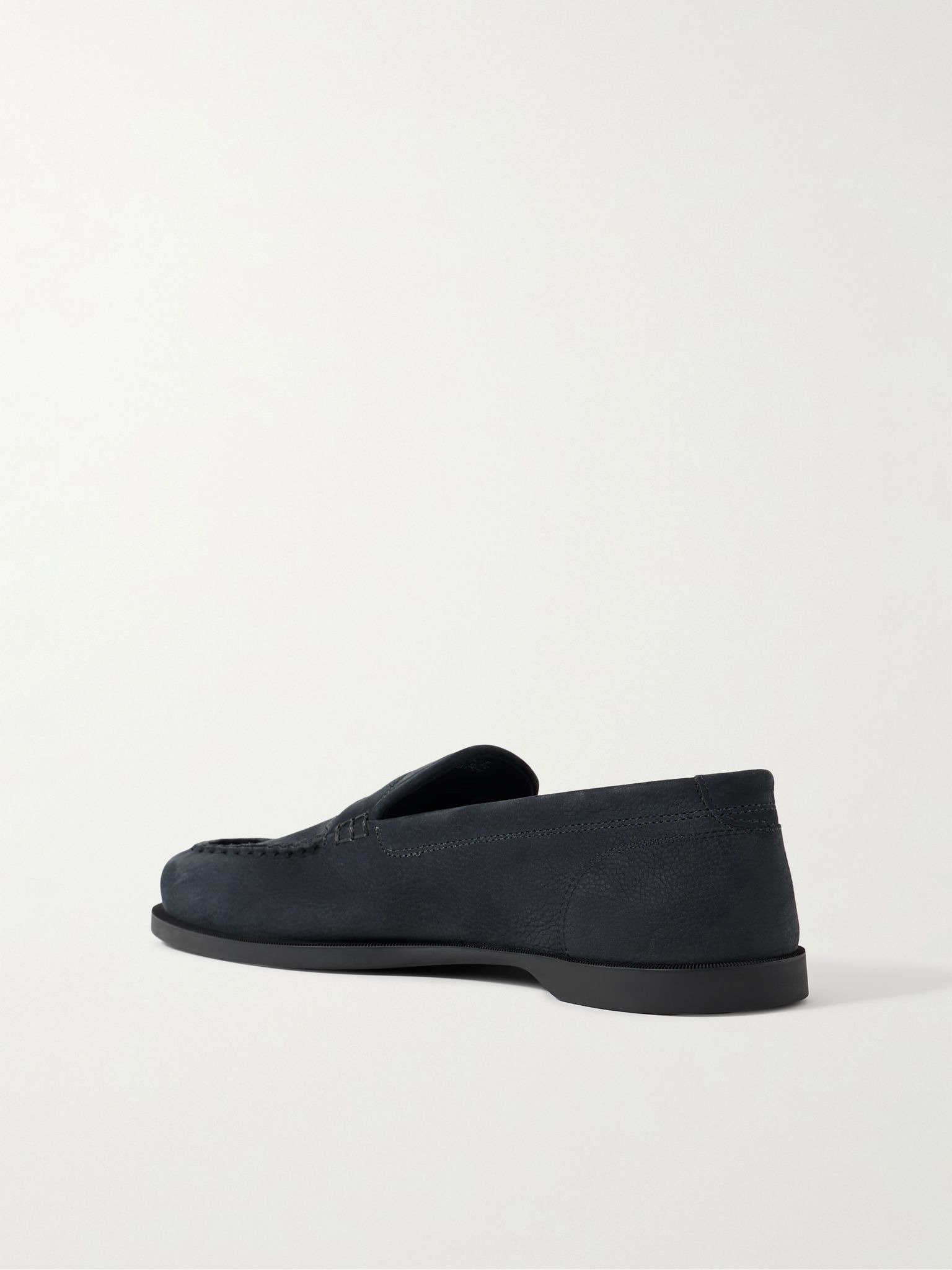 Pace Suede Loafers Navy - 4