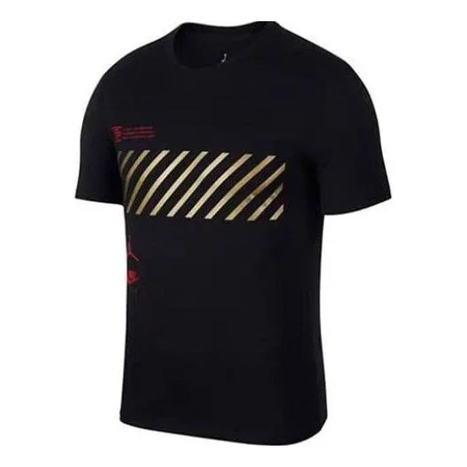 Air Jordan Game Shoe T-Shirt 'Black' CD5838-010 - 1
