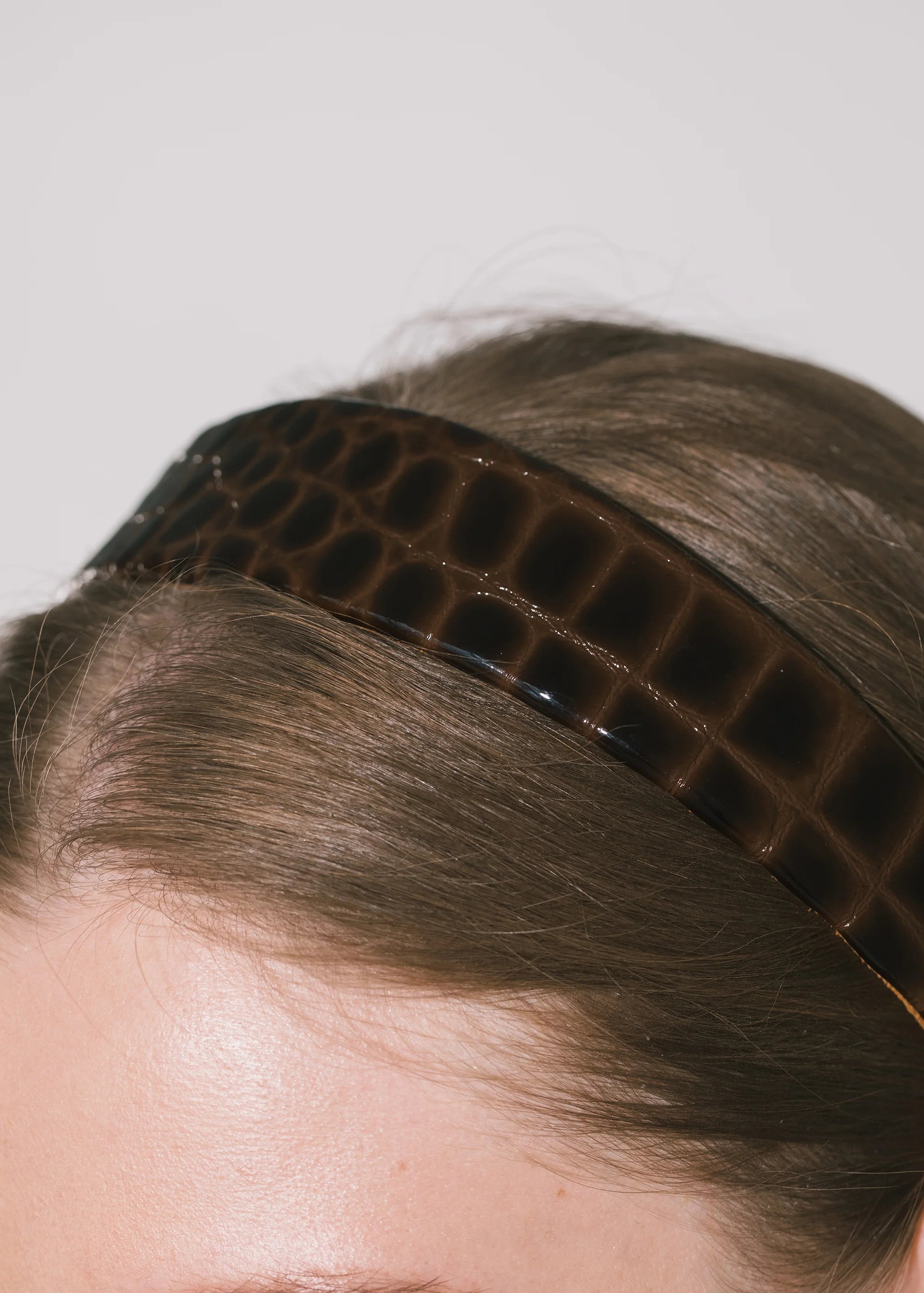 Embossed Leather Cruz Headband - 3