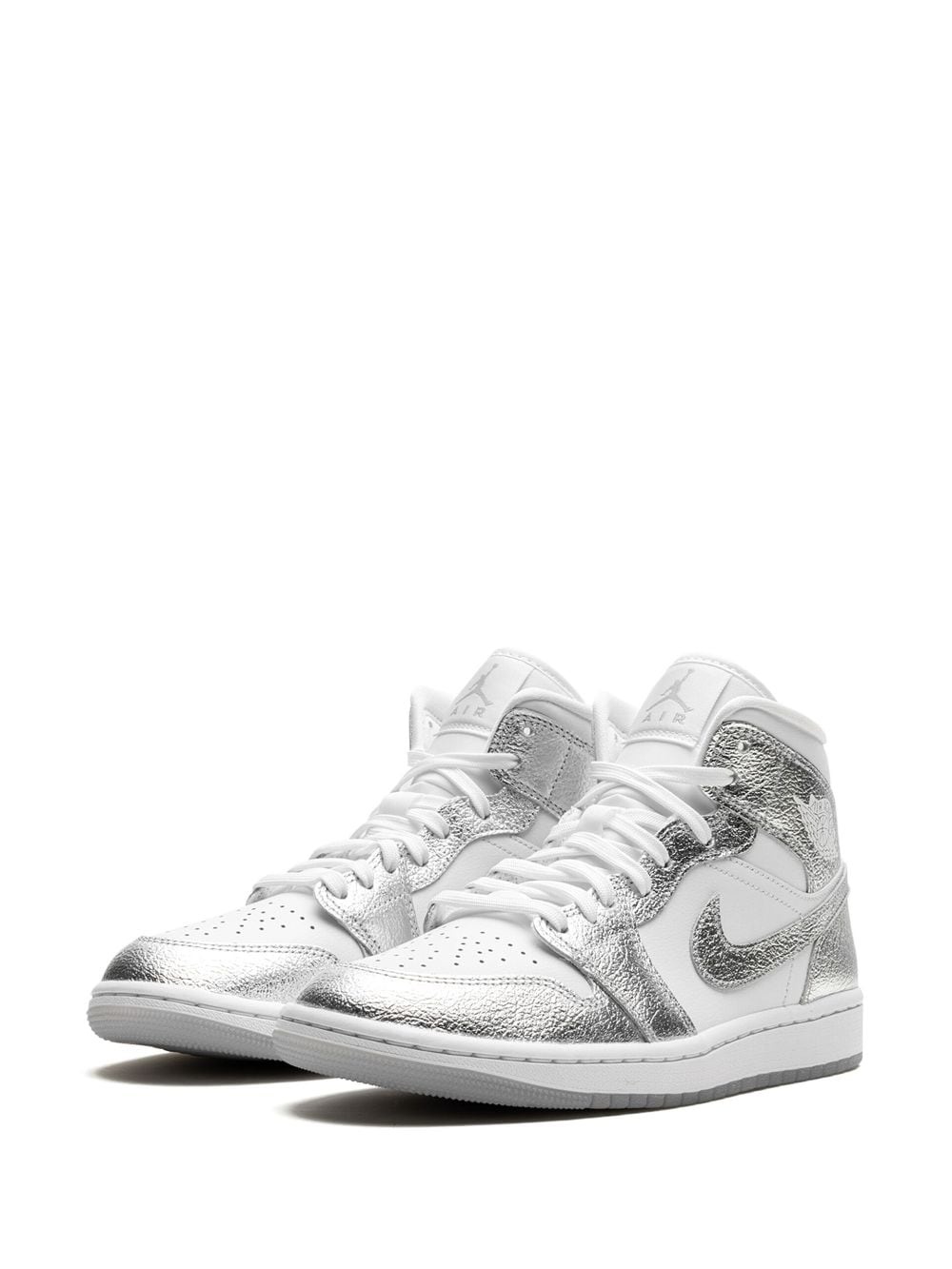 Air Jordan 1 Mid SE "Metallic Silver" sneakers - 4