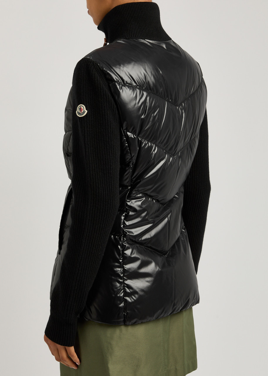 Moncler Quilted Nylon and Wool Jacket - 3