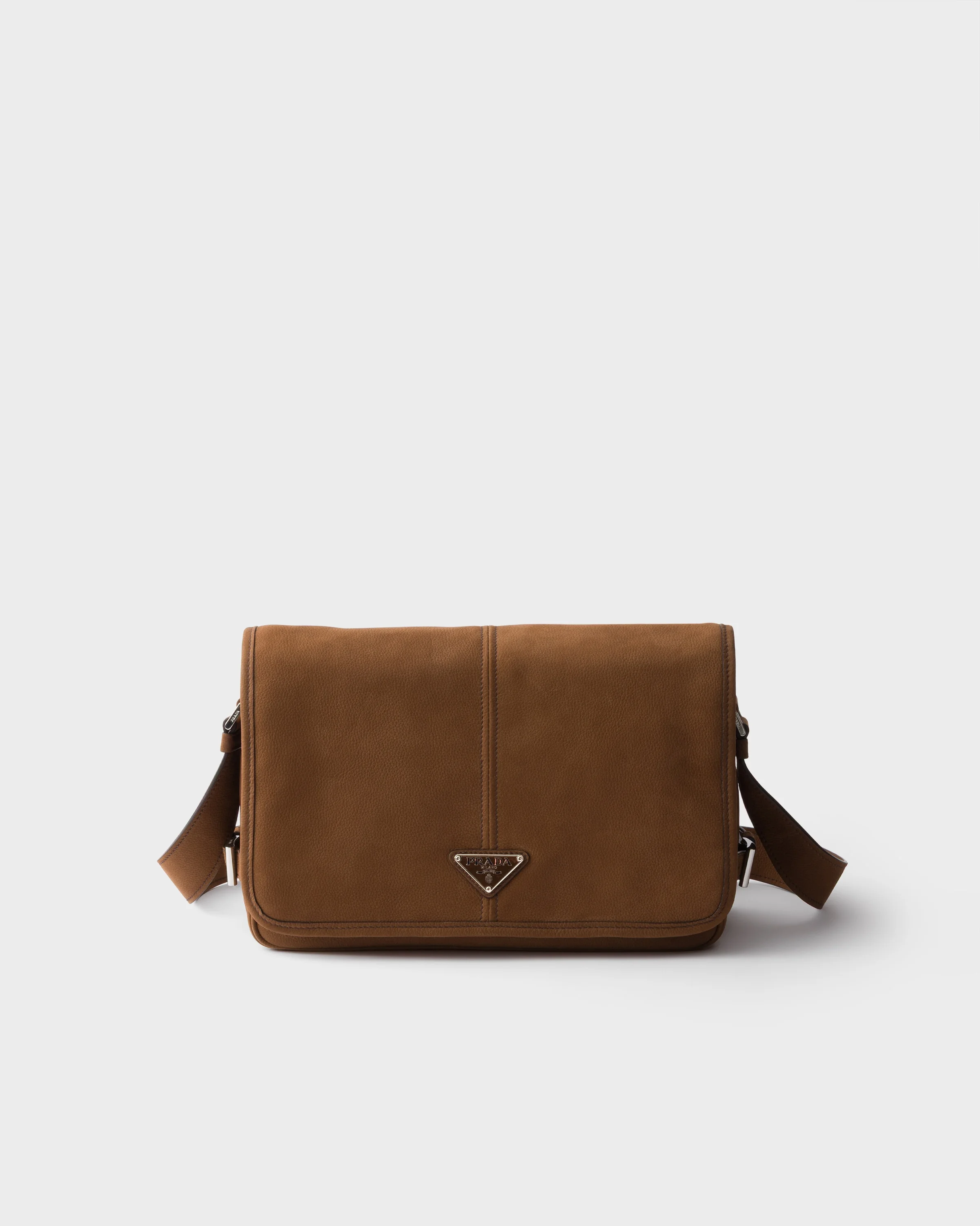 Nubuck leather shoulder bag - 1