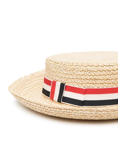 Thom Browne braided boater hat outlook