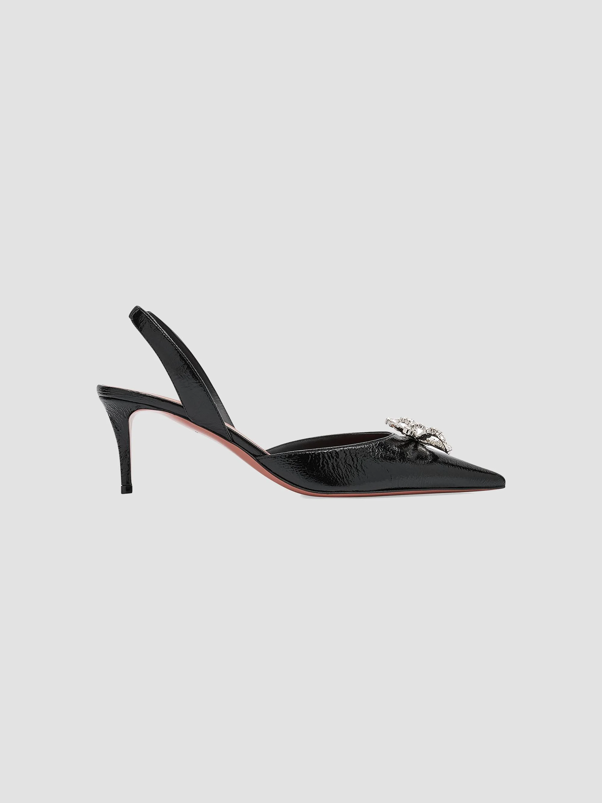 Rosie Crystal Bow Slingback 펌프 - 1