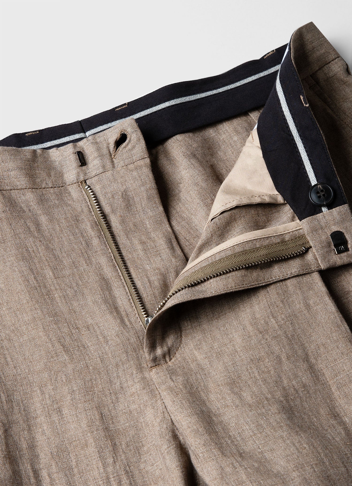 Pleated Linen Trouser - 4