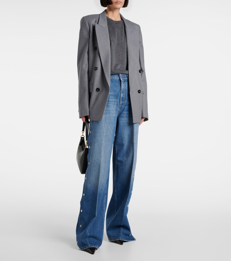 Stella McCartney Mid-rise wide-leg jeans outlook