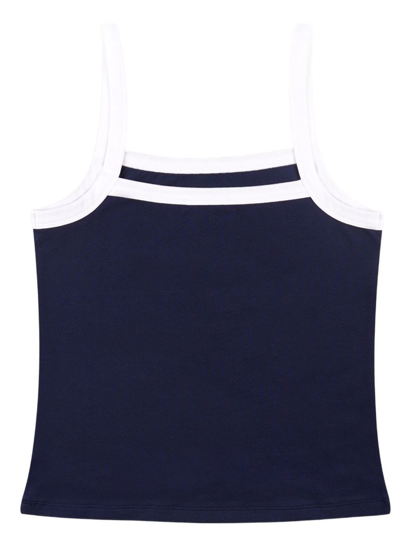 contrast-binding ribbed top 5