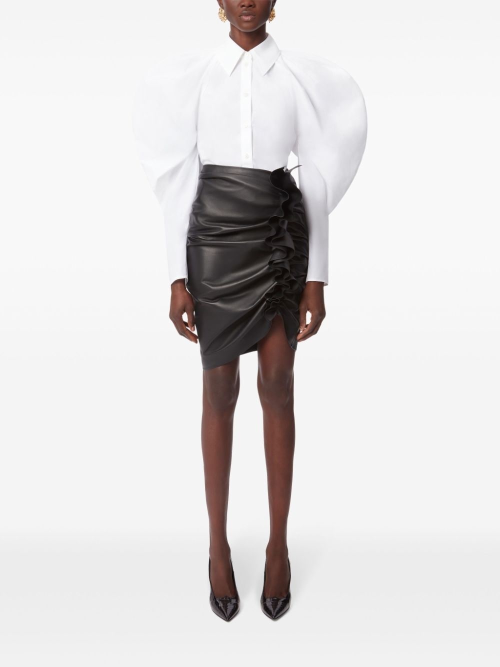 bow detailed shirt - 2