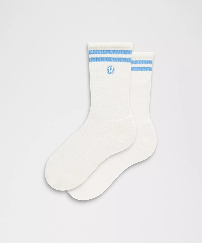 Unisex Daily Essential Crew Socks *Stripe 1