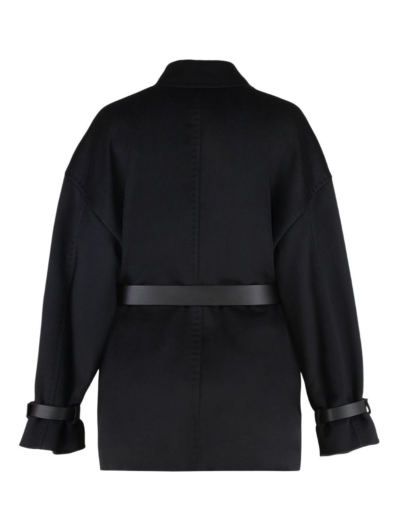 Max Mara double-breasted belted jacket outlook
