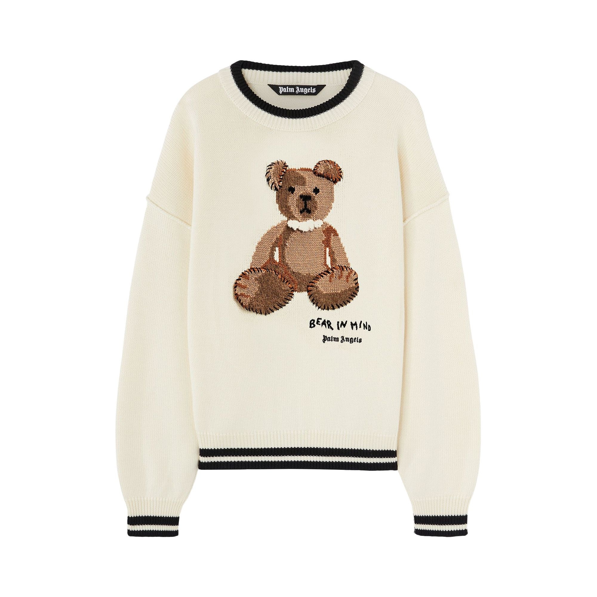 Palm Angels Bear In Mind Sweater 'Off White' - 1