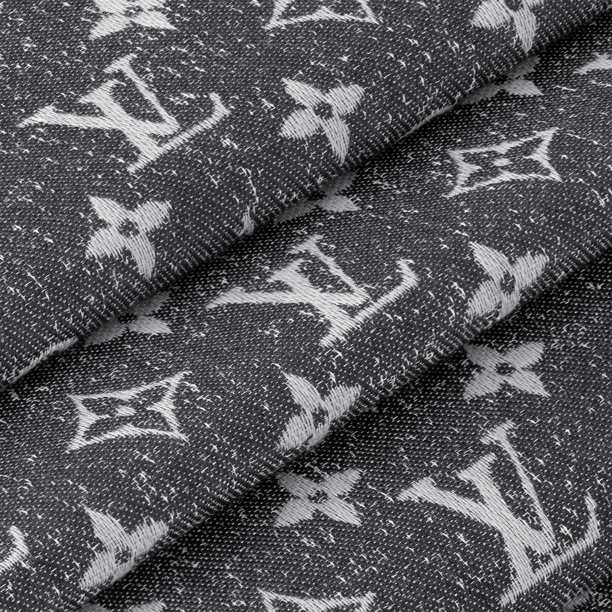 Monogram Jacquard Denim Shawl - 3