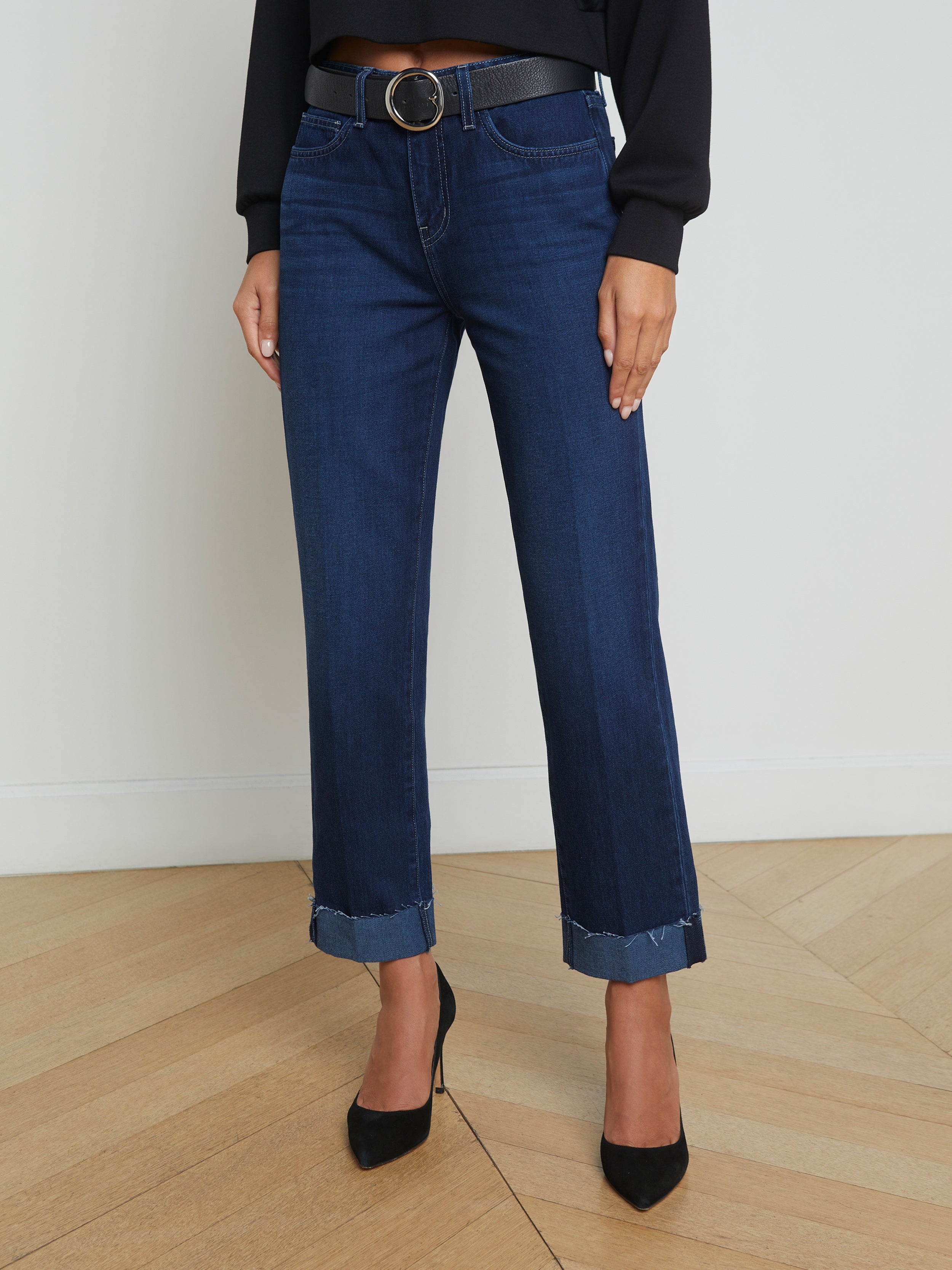 Maribel Cuffed Straight-Leg Jean - 3
