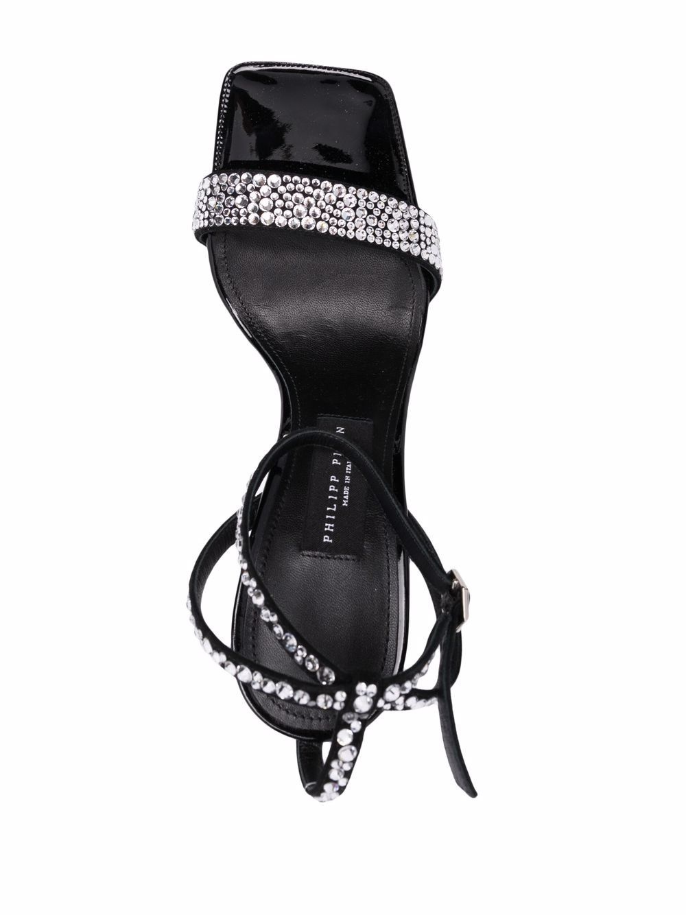 stone-embellished sandals - 4