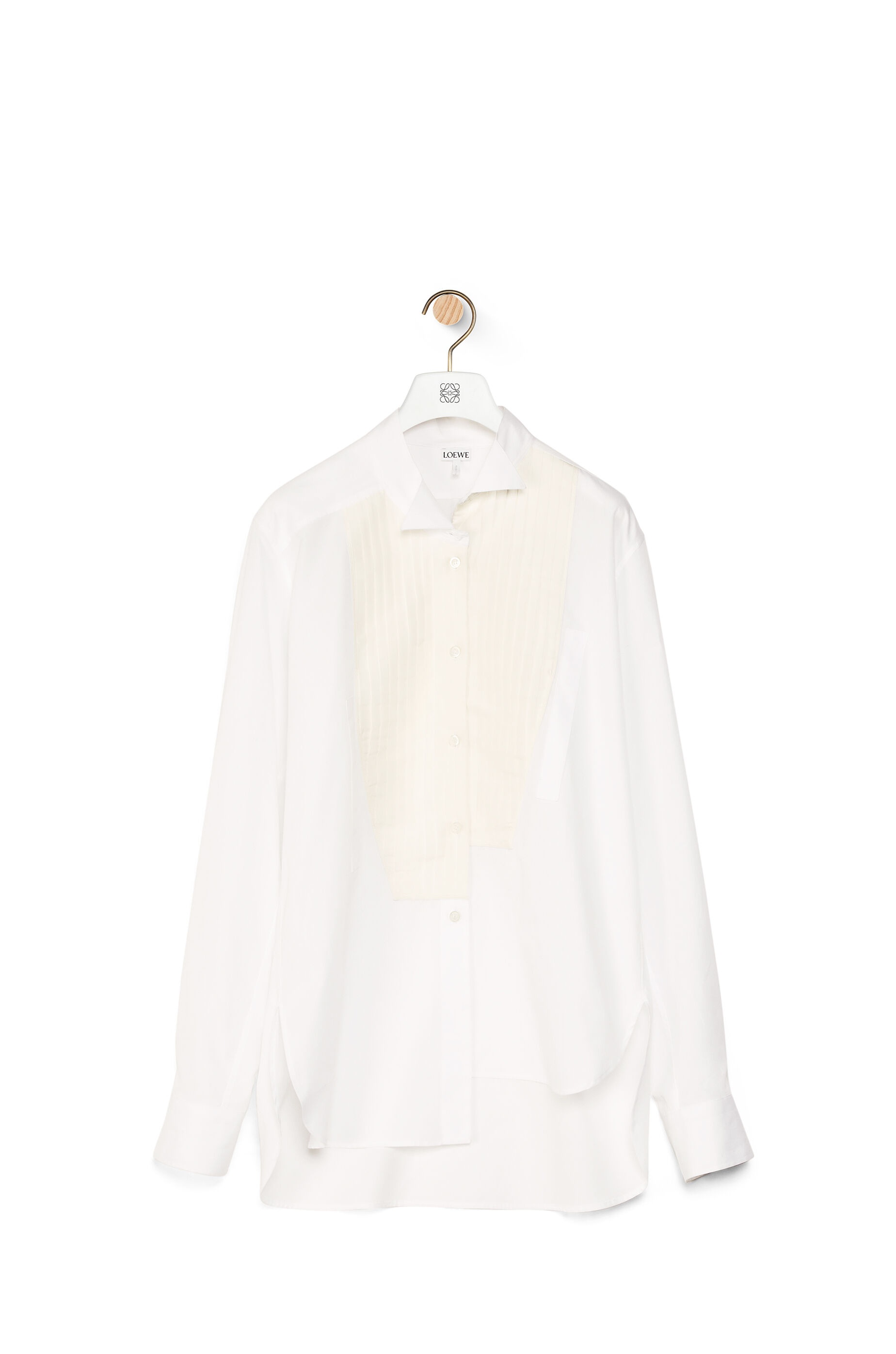 Asymmetric shirt in cotton - 1