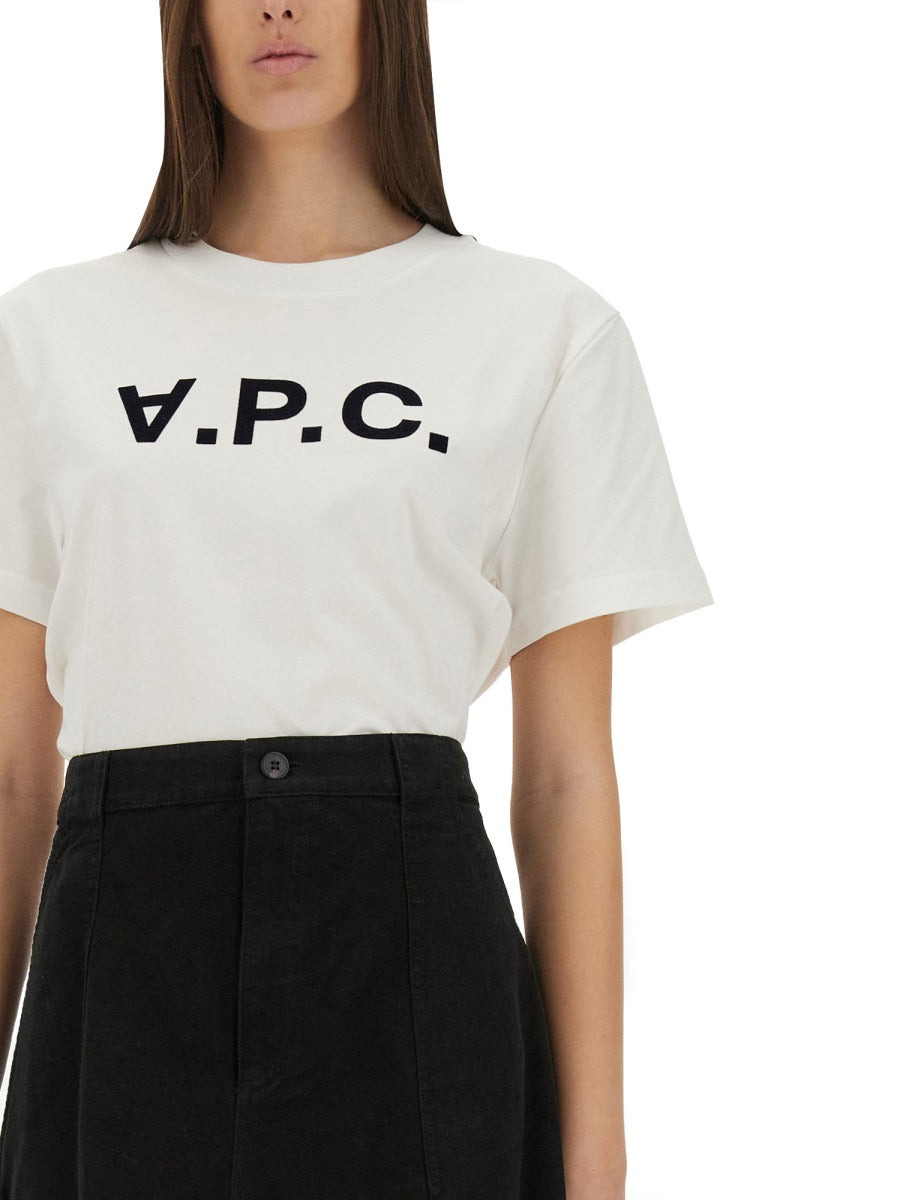 A.P.C. Women T-Shirt With Logo - 4