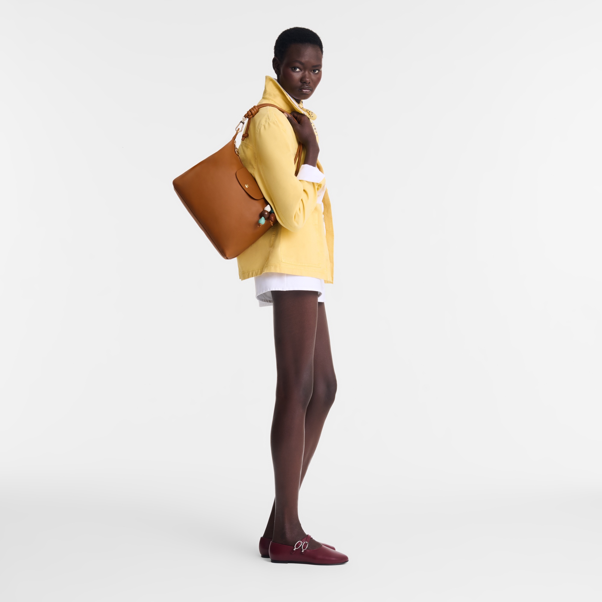 Le Pliage Xtra Hobo bag Cashew - Leather - 2