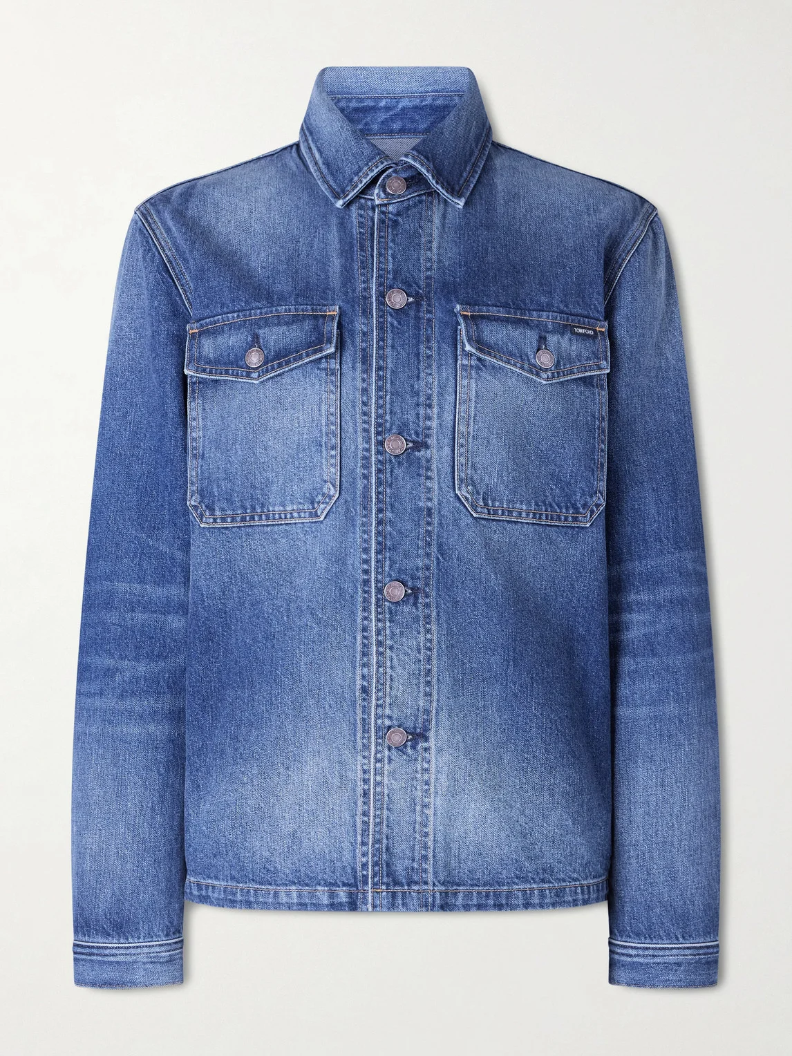 Denim Shirt Overshirt - 1