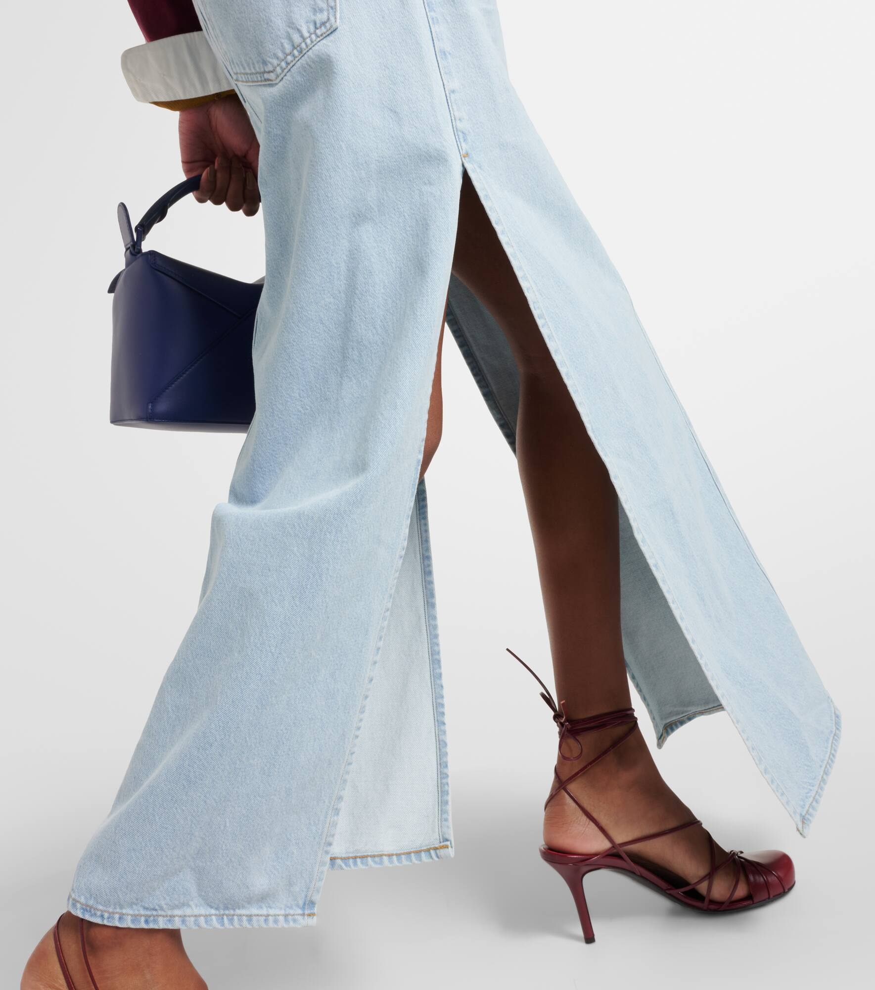 Astrid Slice denim maxi skirt - 5