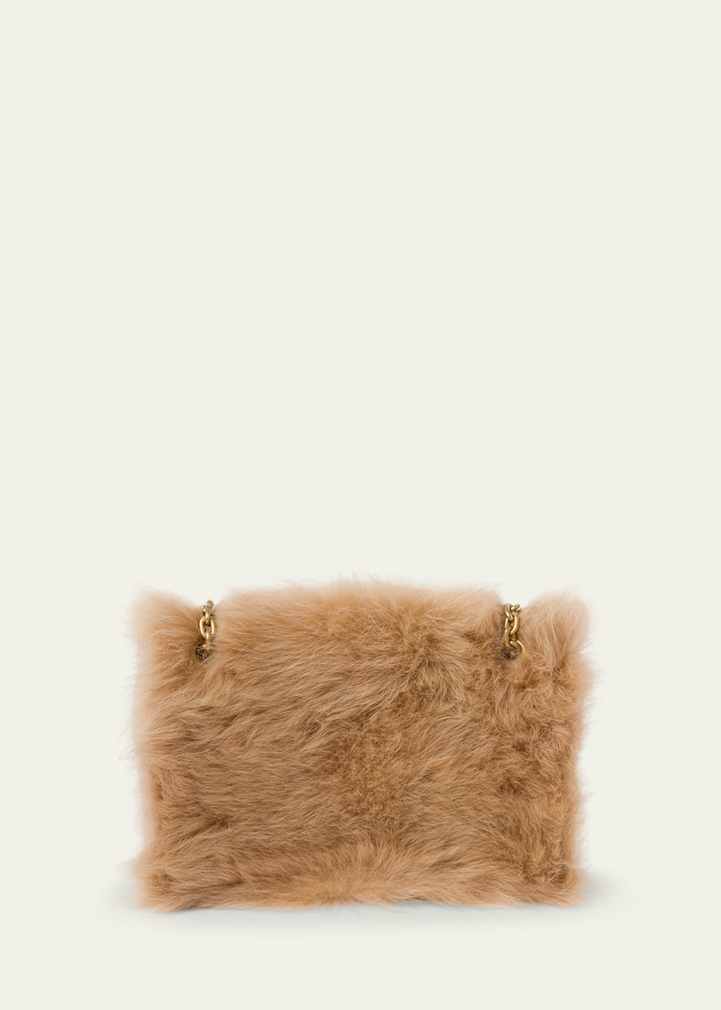 Shearling Flap Chain Shoulder Bag - 3