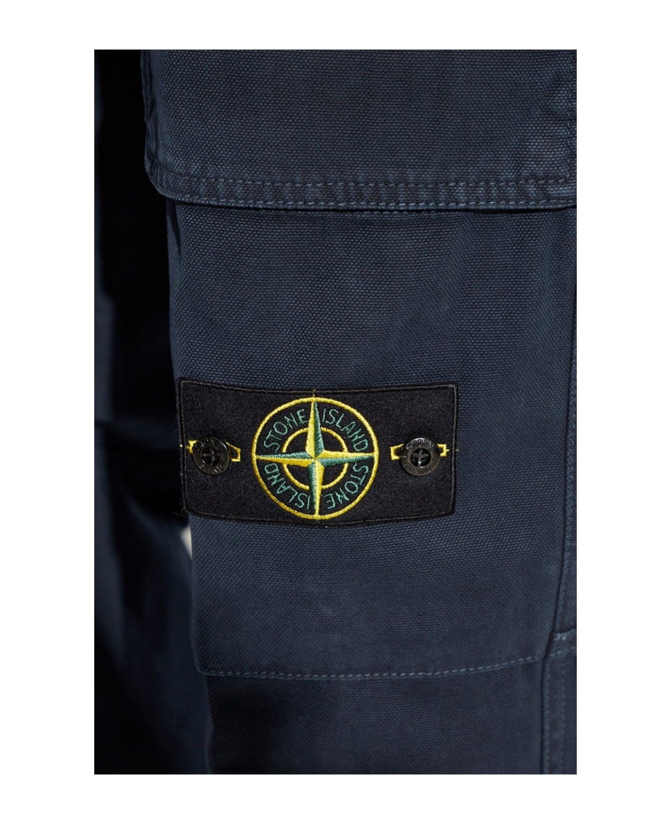 Logo Patch Cargo Pants - 4