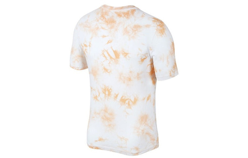 Jordan Air Jordan Washed Printing Breathable Round Neck Pullover Short Sleeve White AQ3756-100 outlook