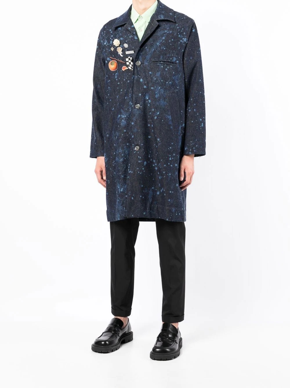 paint-splatter coach coat - 3