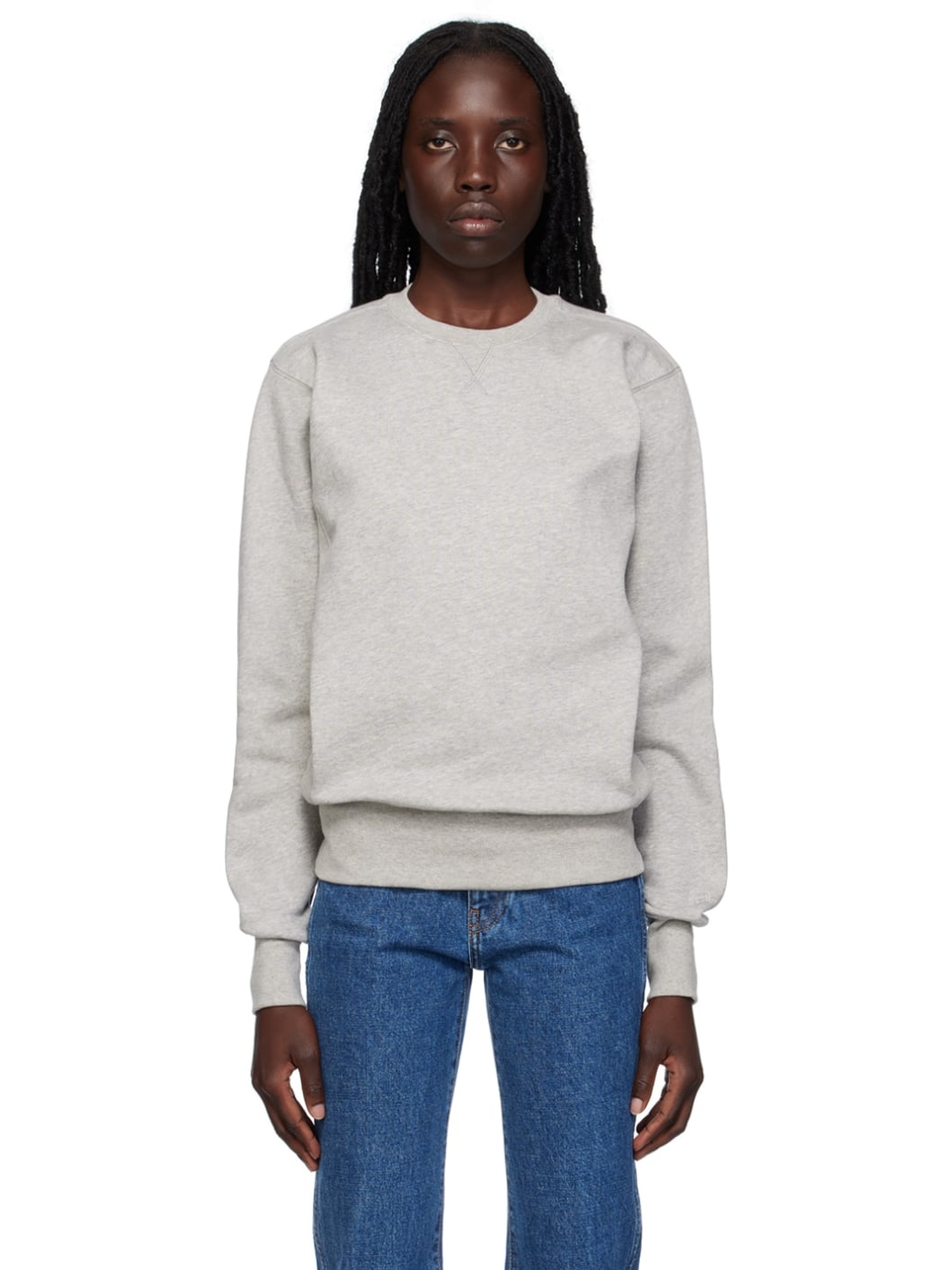 Gray Crewneck Sweatshirt - 1