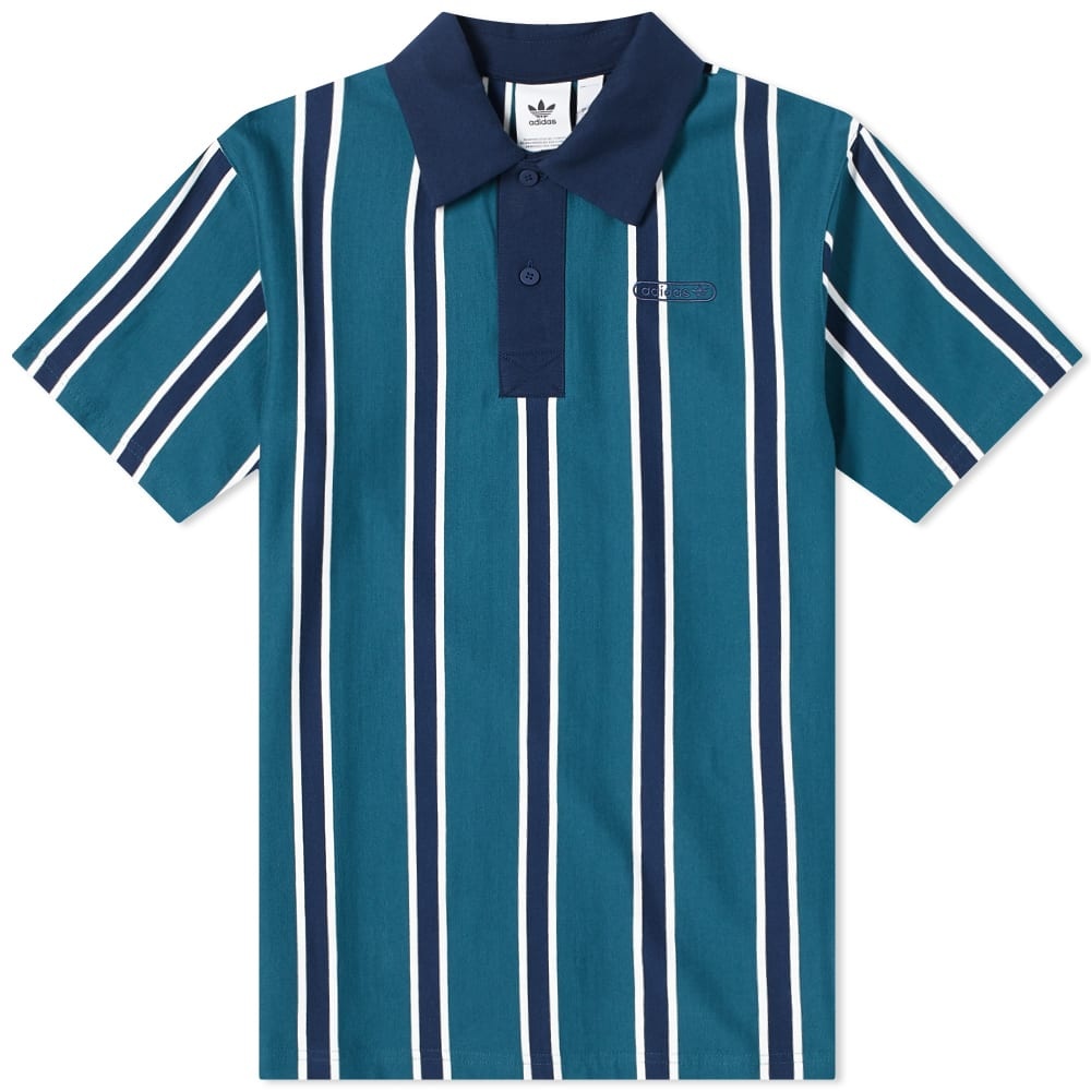 Adidas Stripe Polo - 1