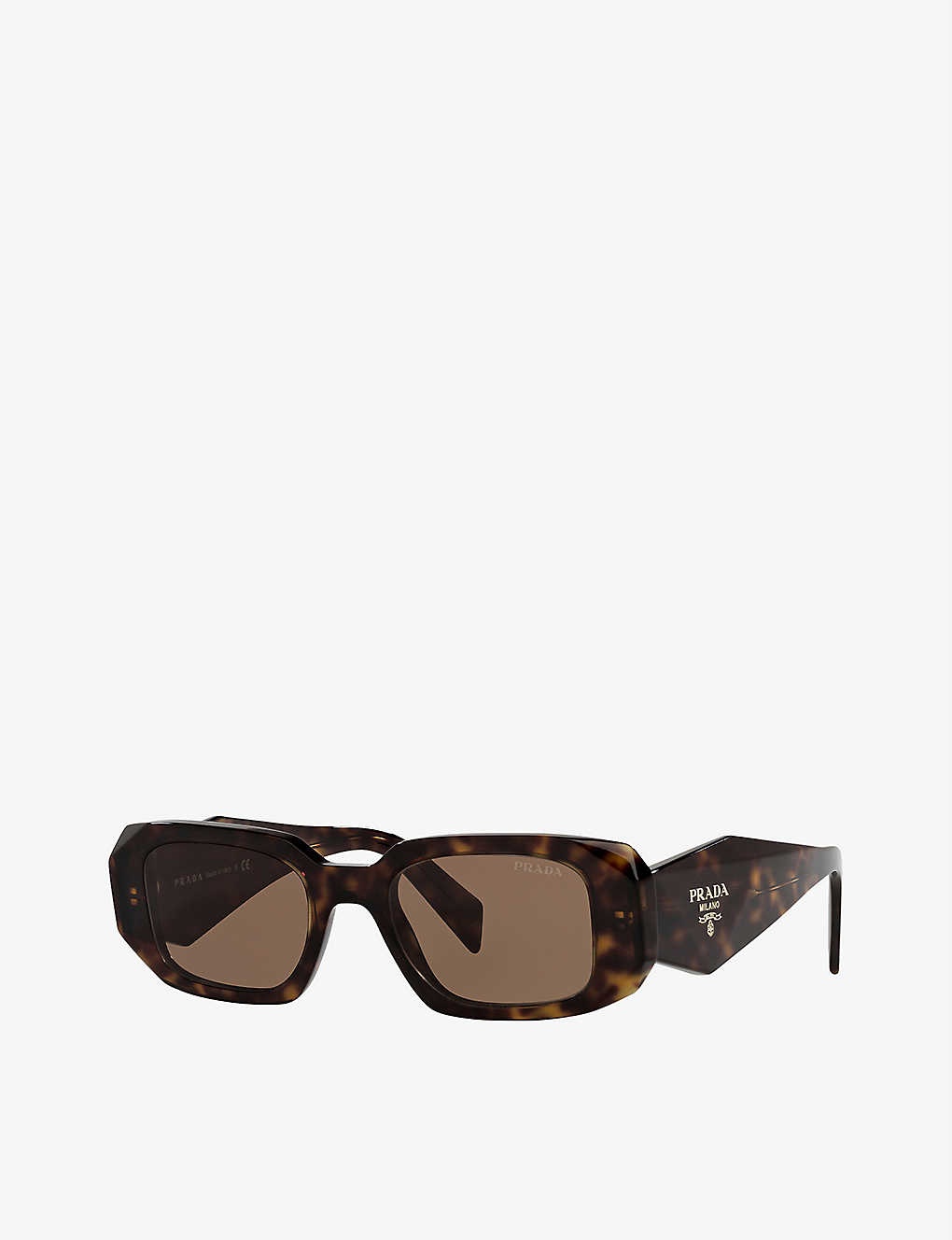 PR 17WS rectangular-frame tortoiseshell sunglasses - 2