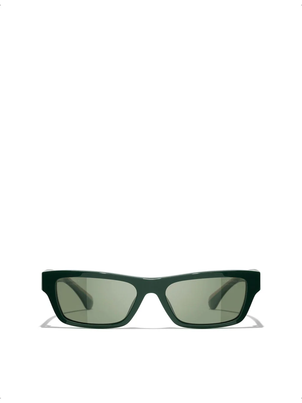 CH5564B Rectangular-Frame Acetate Sunglasses - 1