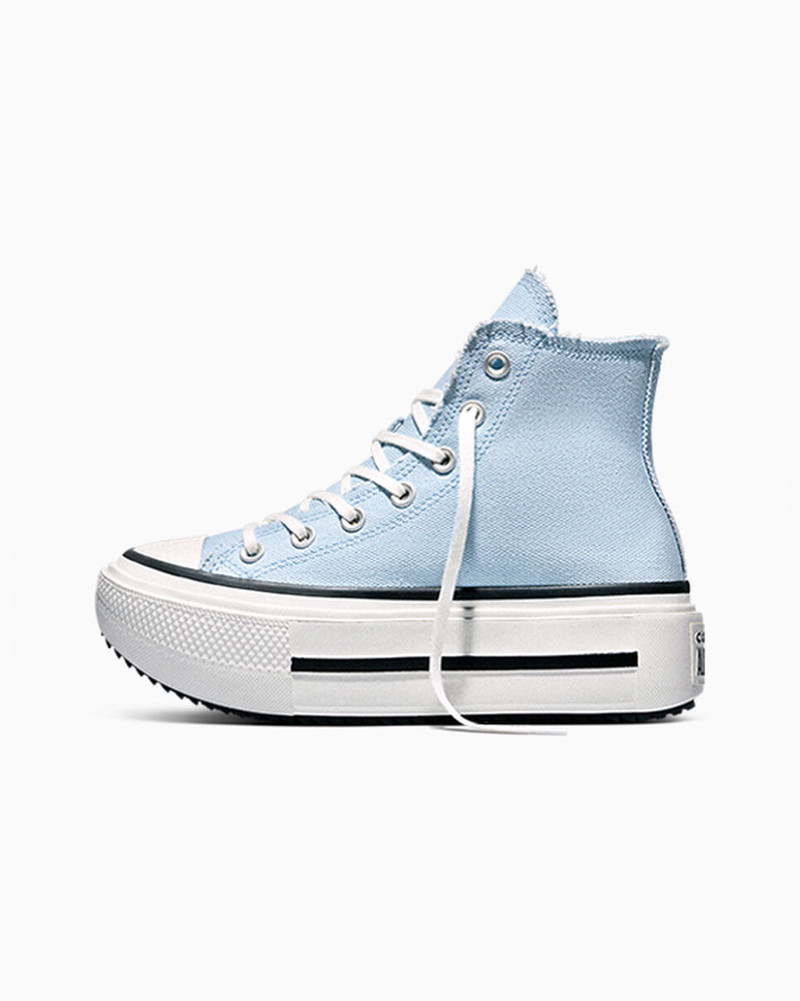 Converse Chuck Taylor All Star Lift Double Stack Platform Distressed outlook