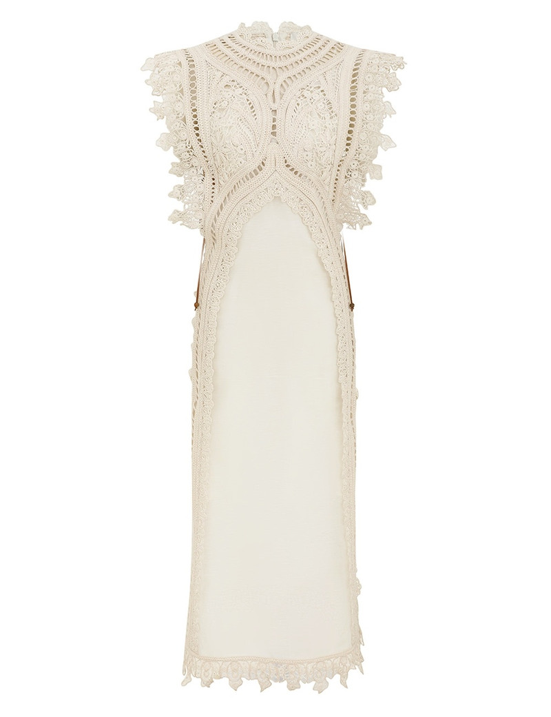Zimmermann ILLUMINATE CORNELLI MAXI DRESS - 2927DS251CRM | REVERSIBLE
