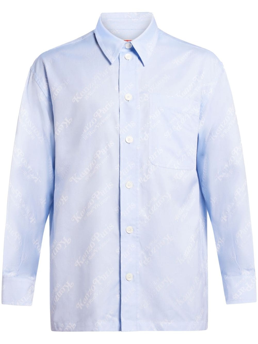 Kenzo Camicia Blu Uomo - 2