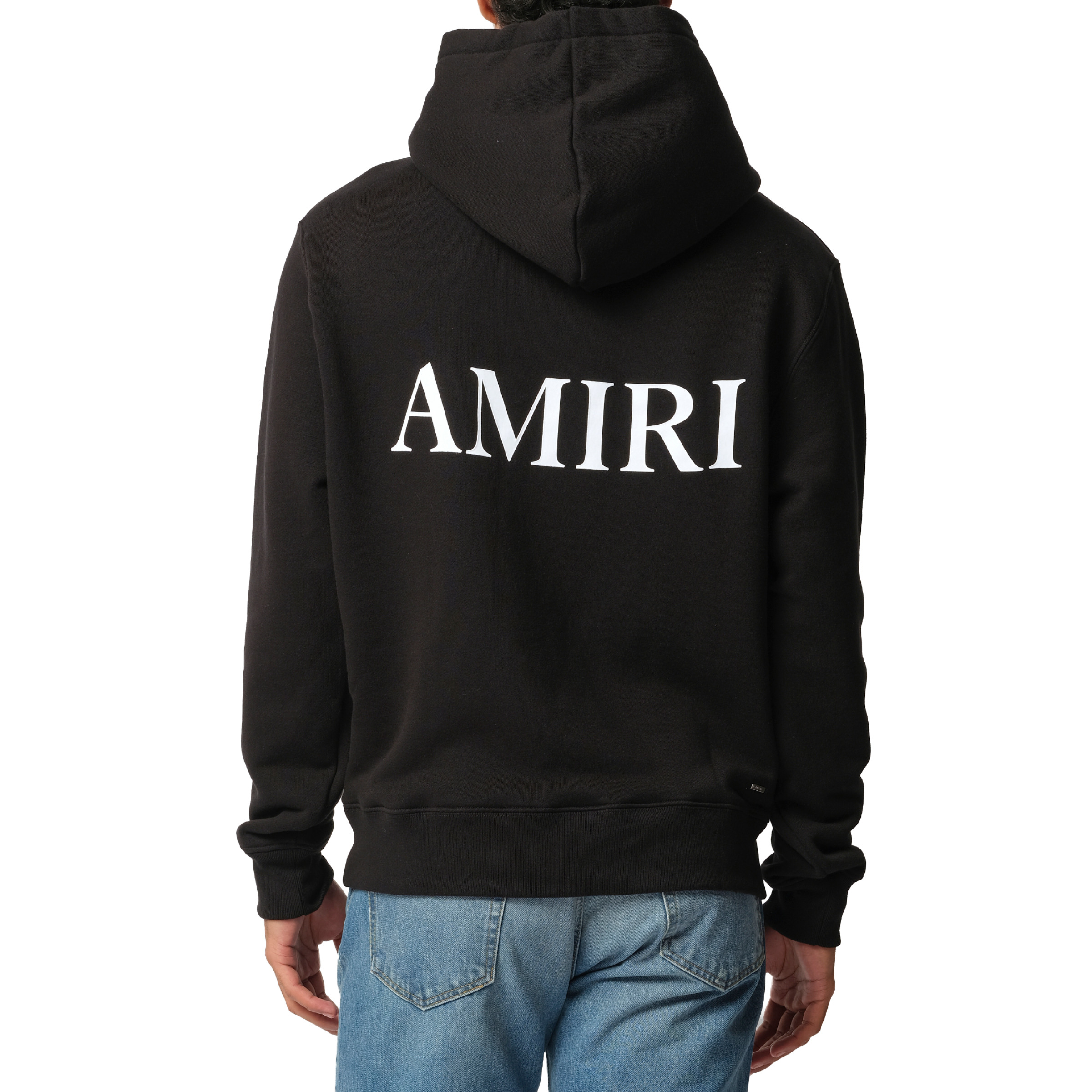 MA Core Logo Hoodie in Black/White - 6