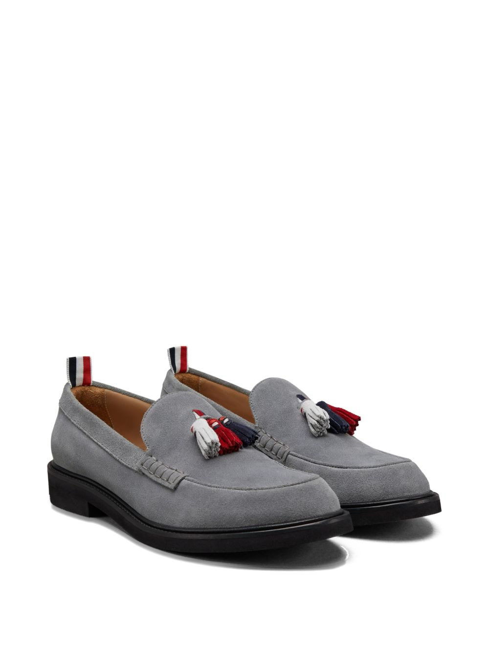 grosgrain loop tab loafers - 2
