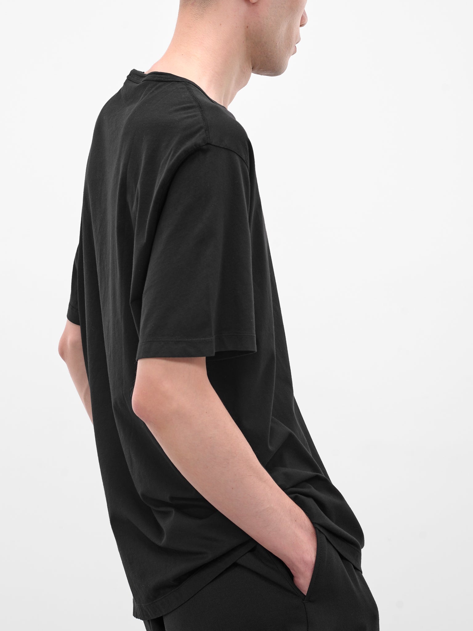 Black New Boxy Tee - 4