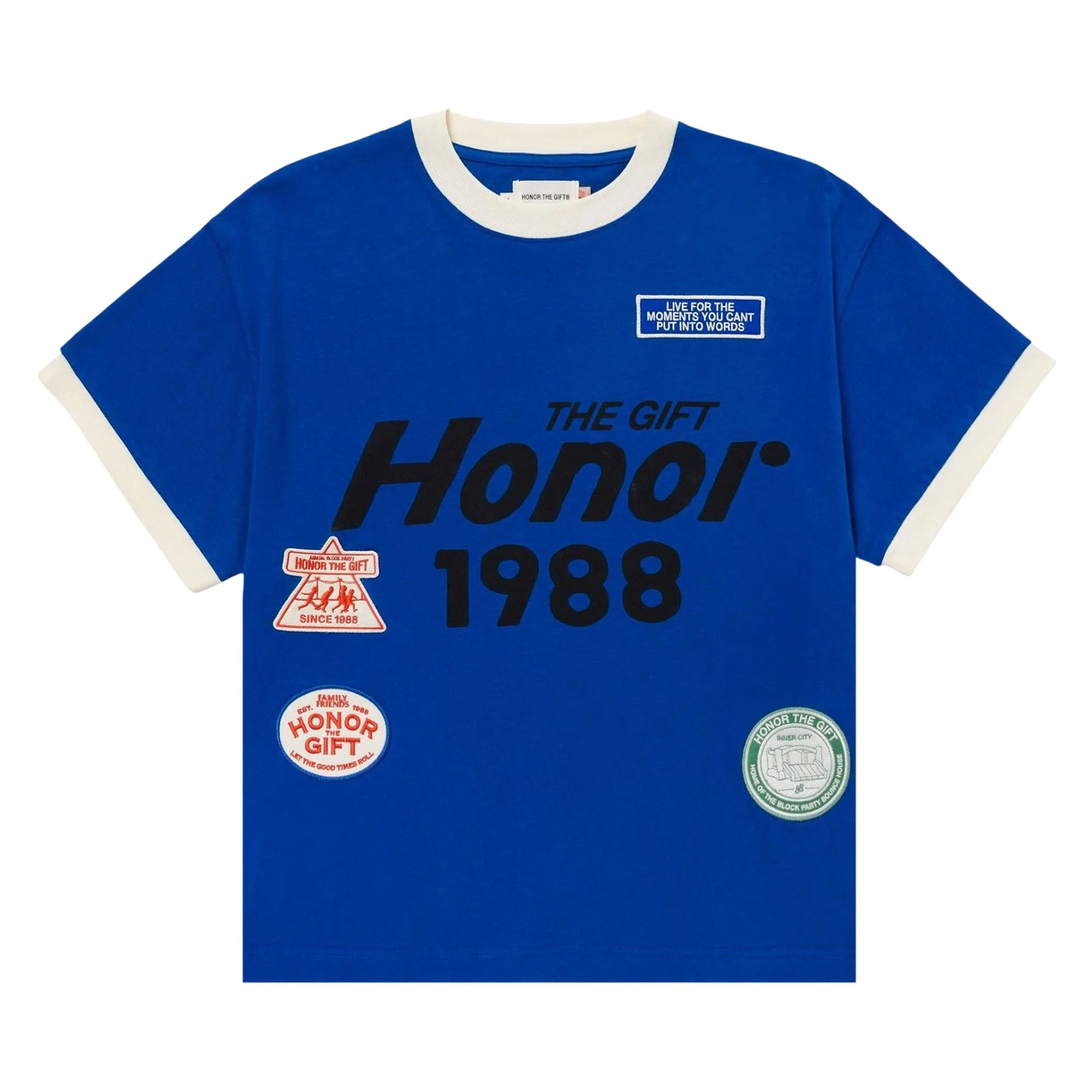 Honor The Gift Multi Box Tee 'Blue' - 1