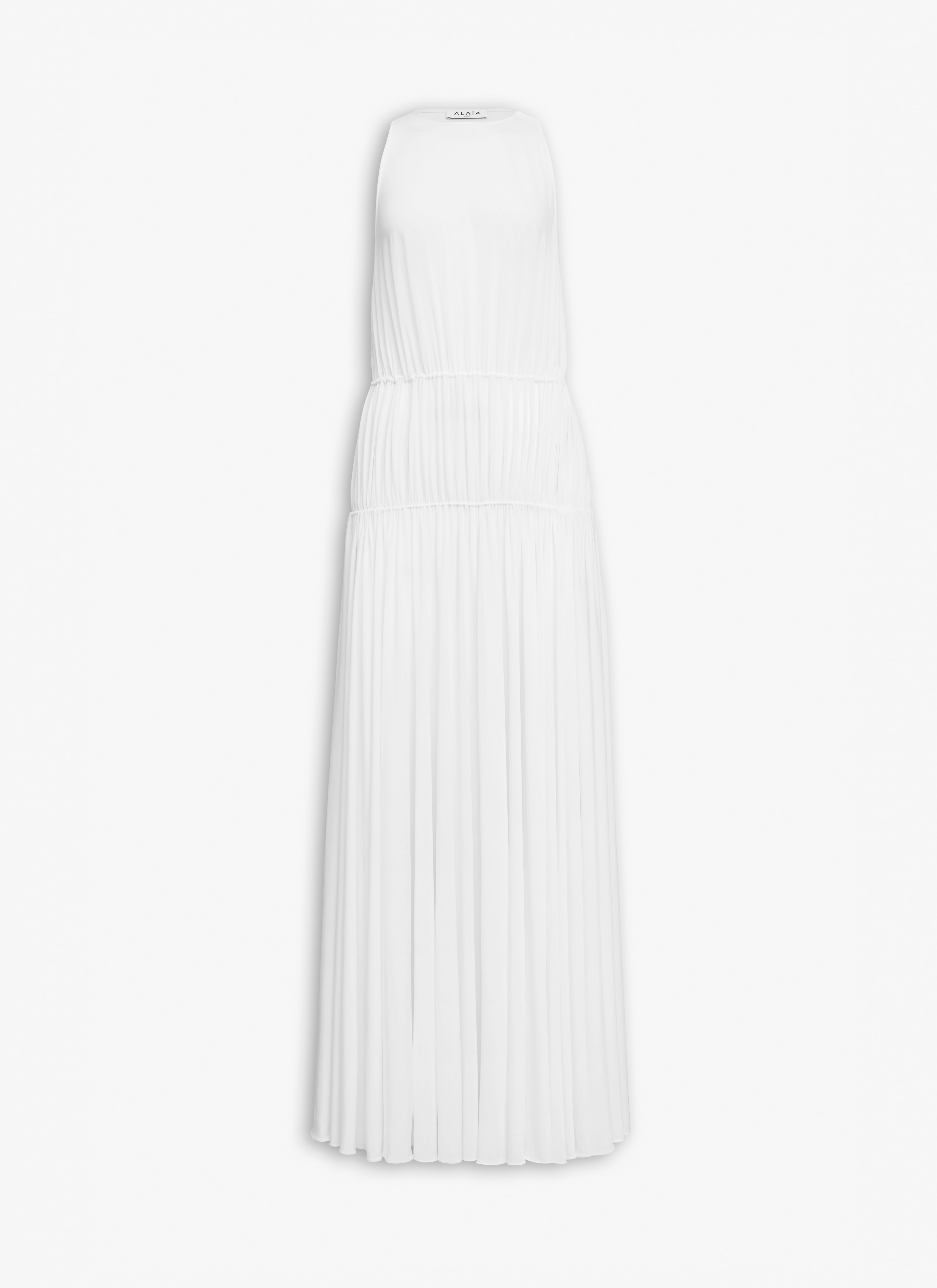 SOFT JERSEY GATHERED MAXI DRESS - 1