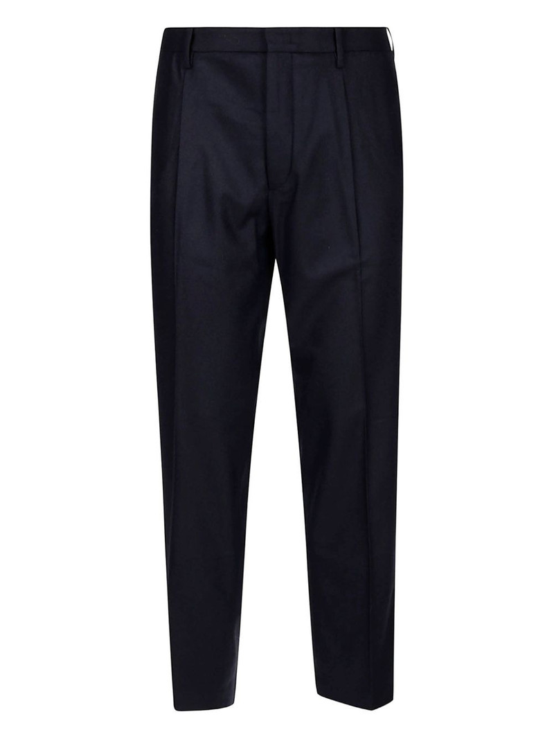 wool straight-leg trousers 1