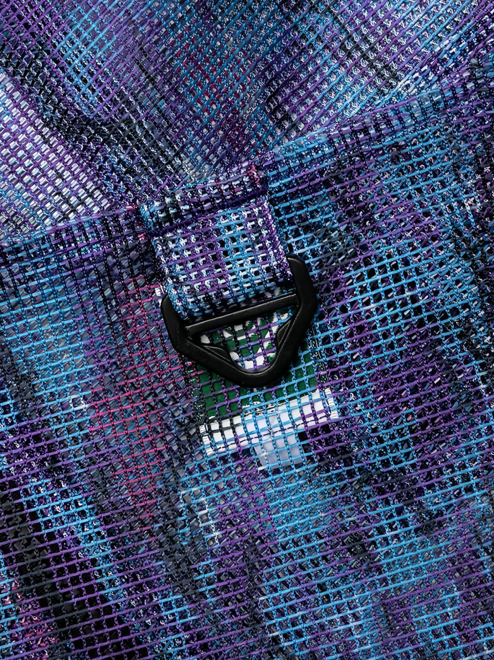 mesh-patterned zip vest - 5