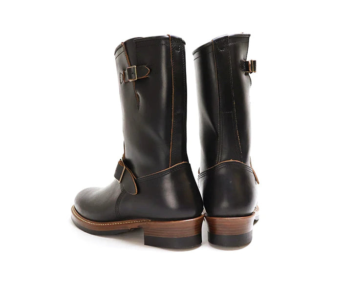 LK-003 Wabash Engineer Boots Horween CXL Black - 6