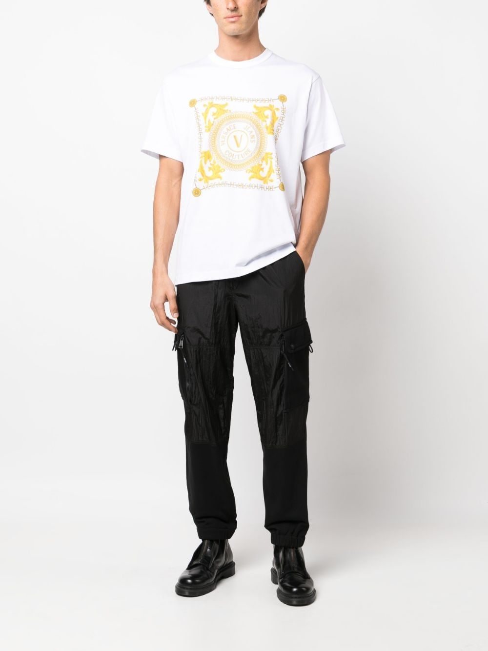 logo-print cotton T-shirt - 2