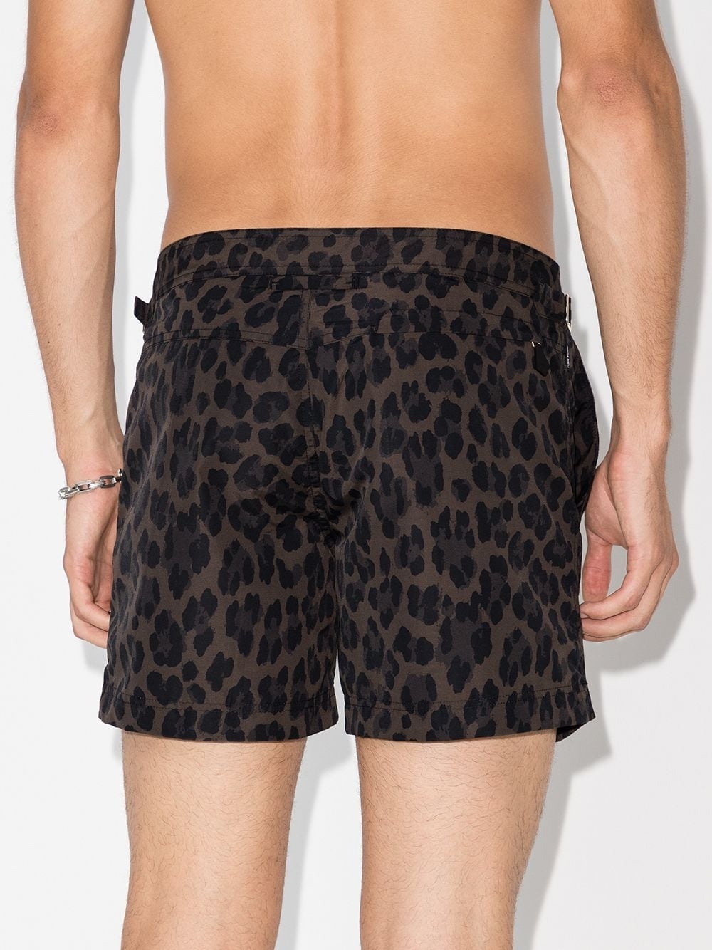 leopard print swim shorts - 3