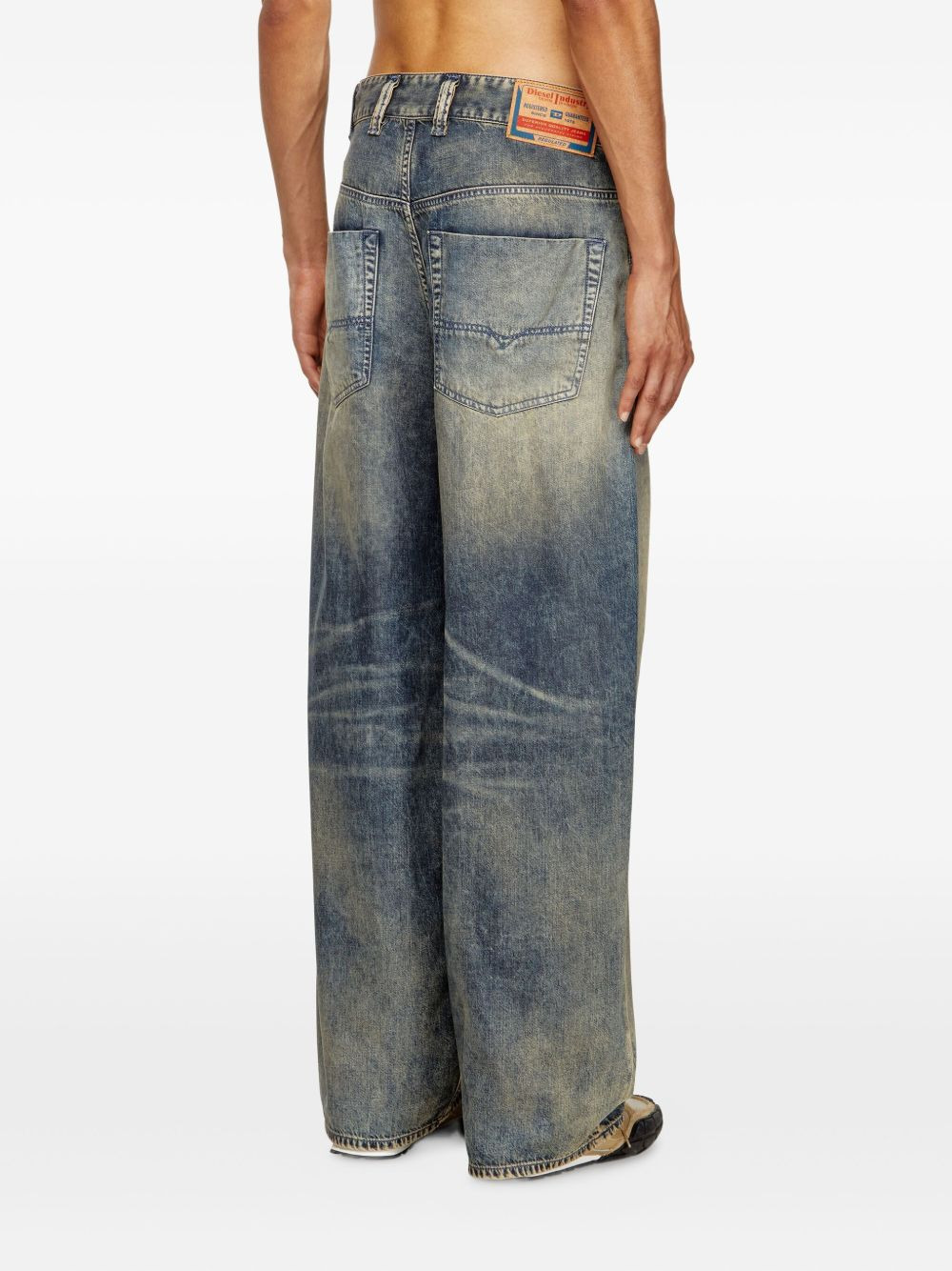 1997 D-Enim bleached jeans - 4
