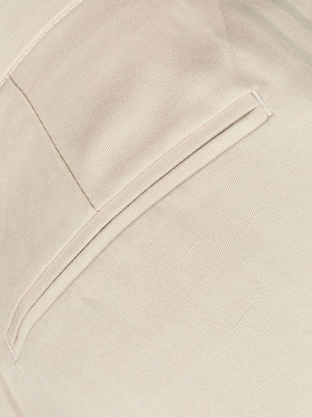 cropped straight-leg trousers - 5