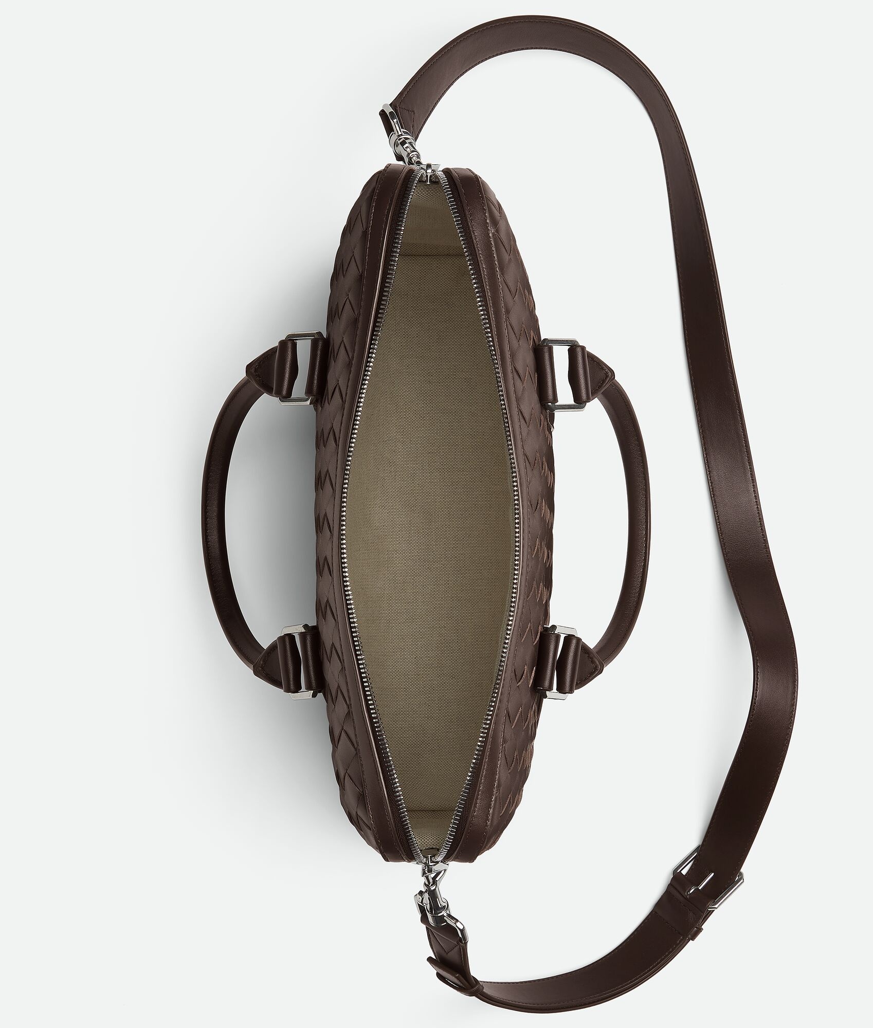 Slim Intrecciato Briefcase - 3