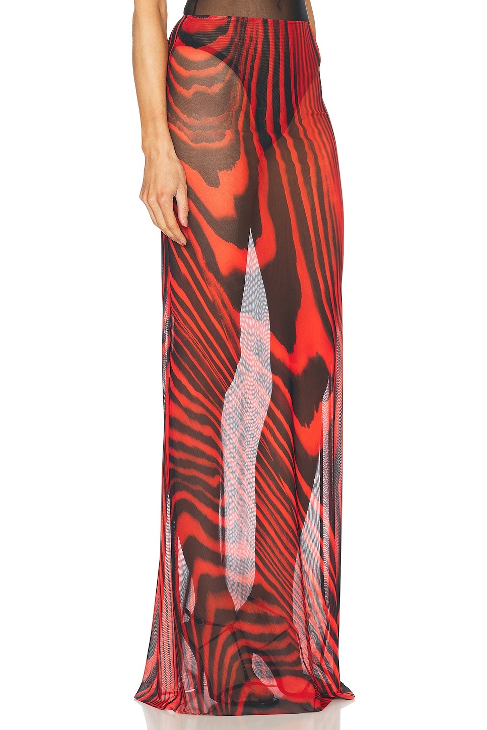Mesh Maxi Skirt - 2