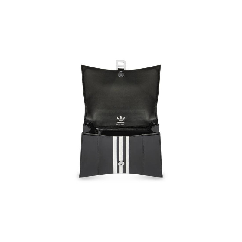 Women's Balenciaga / Adidas Hourglass Handbag In Box in Black 7