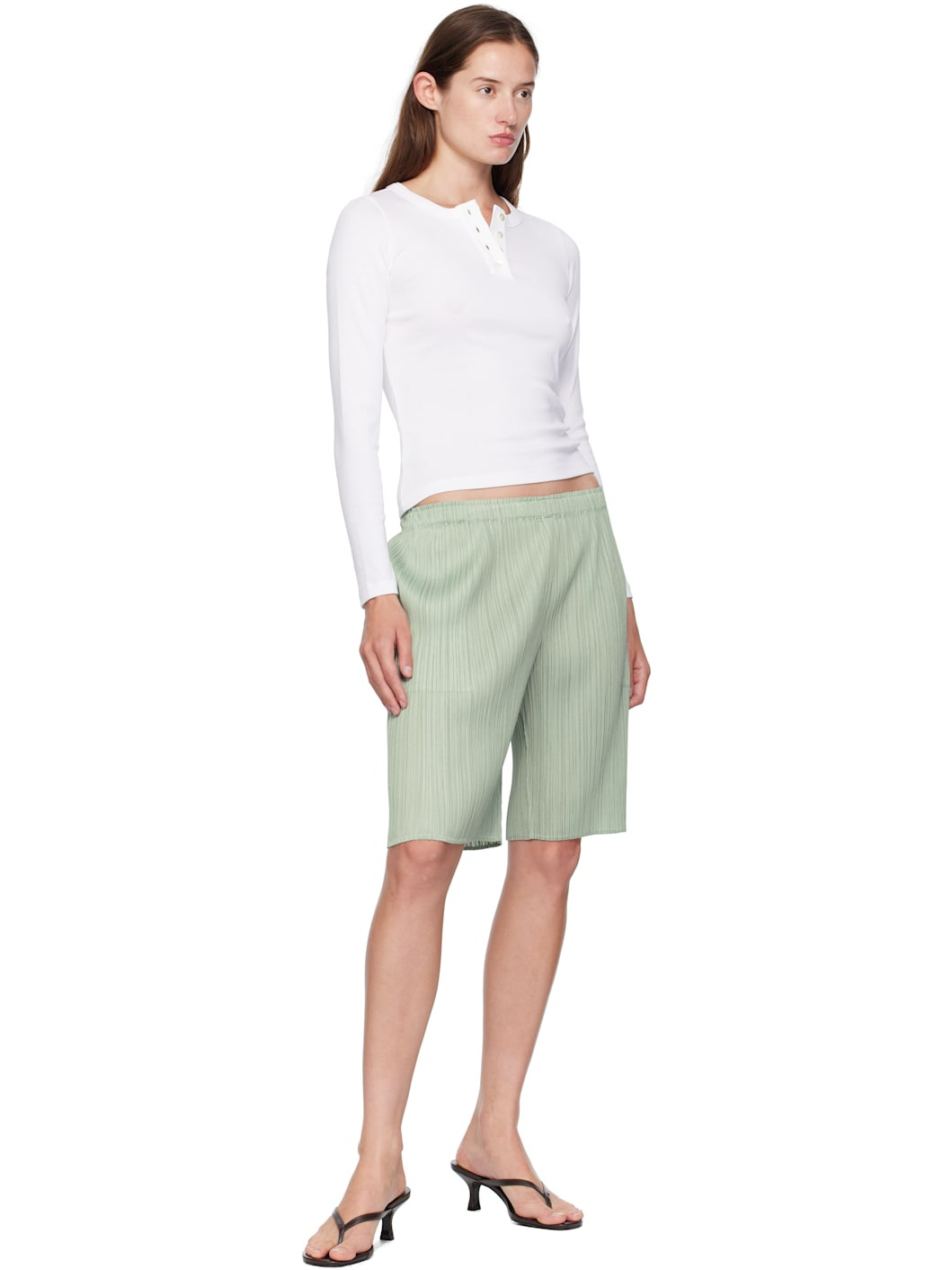 Green June Monthly Colors Shorts - 4